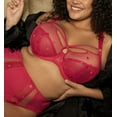 thumbnail image 4 of Elomi Sachi Strappy Plunge Underwire Bra (4353),38DD,Red Confetti, 4 of 5