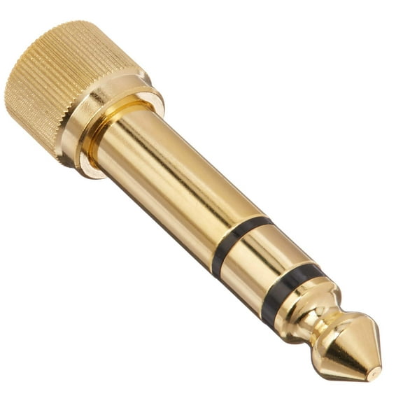 Pig Hog PAST35THRD 3.5 mm Female - 0.25 Male Threaded Stereo Adapter