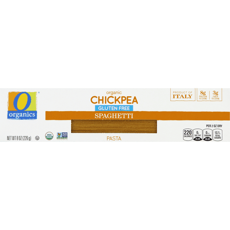 O O Organic Gluten-Free Non-GMO Chickpea Spaghetti Pasta