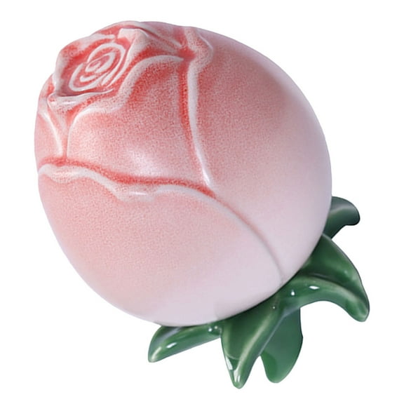 Elegant Ceramic Tea Canister for Storage Pink Unique Design Gifts 1 Piece