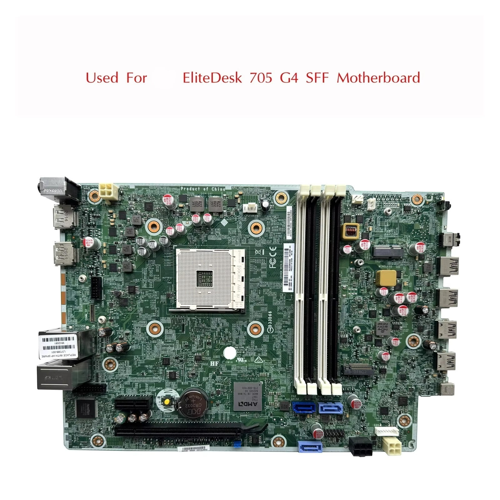L05065-001 Used For HP EliteDesk 705 G4 SFF Motherboard L05065-601 AM4 DDR4 Memory Slot , components