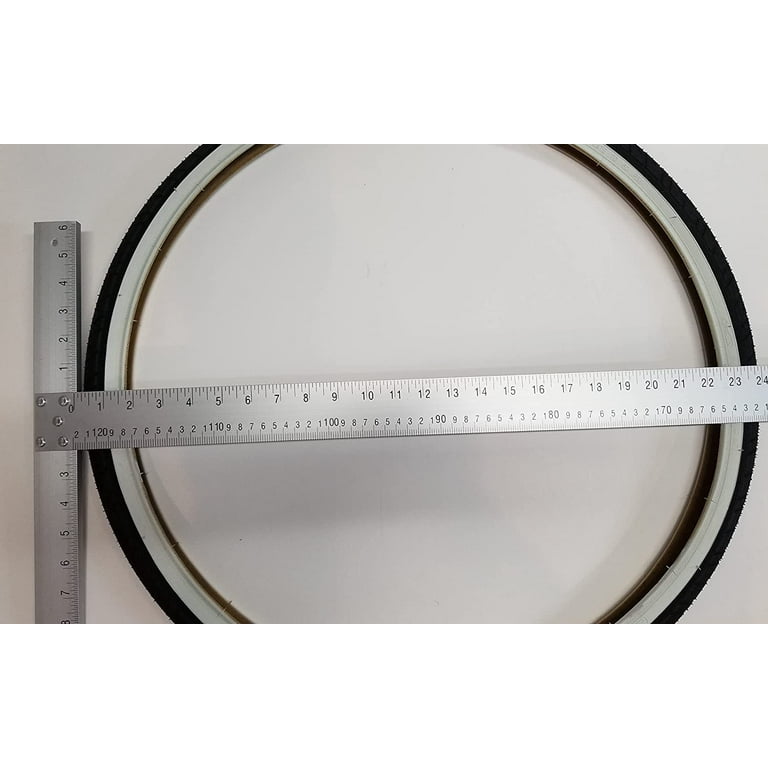 Lowrider Duro 24 x 3/8 Black/White Side Wall Bicycle Tires, Set