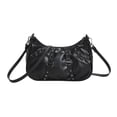 thumbnail image 1 of Bolso de mano para mujer a la moda con remaches geniales para regalo (negro) Tmvgtek Para Estrenar, 1 of 8