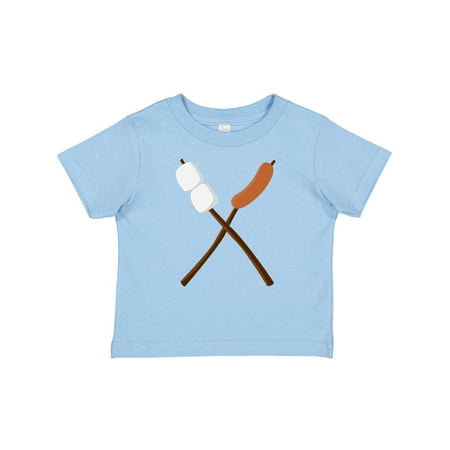 

Inktastic Hot Dog on a Stick Camping Gift Baby Boy or Baby Girl T-Shirt