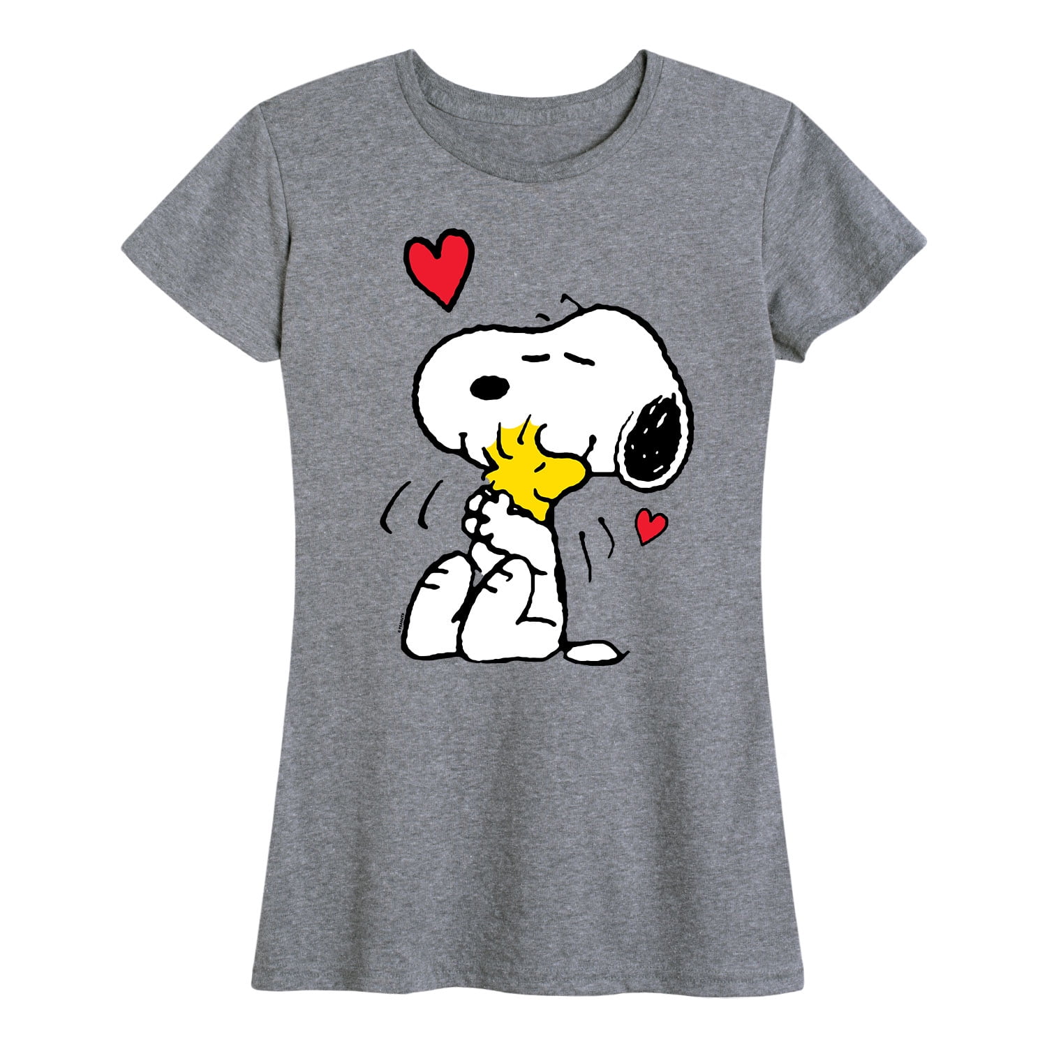 Peanuts - Faces of Snoopy - Women's Short Sleeve Graphic T-Shirt - Walmart.com