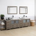 thumbnail image 3 of Vanity Art 96" Double Sink Freestanding Bathroom Vanity Set with Engineered Marble Top and Mirror, 3 of 9