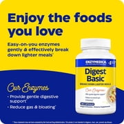Enzymedica, Digest Basic, 180 Capsules, Dietary Supplement to Support Digestive Relief, Vegan, Non-GMO, 180 Servings