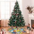 thumbnail image 7 of Lsque Various Balls Print Christmas Tree Skirt, Tree Skirt with Ties or Velcro, Perfect for Holiday Decorations, Halloween, and New Year-36", 7 of 7