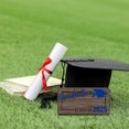 thumbnail image 2 of Hearth & Gear 2025 Graduation Memory Wooden Keepsake Holder With 3D Text 4 Style Options For Grad (9x18x1cm), 2 of 4