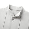 thumbnail image 6 of hoksml Men's Short Sleeve Collared T-Shirt, Vertical Seam Relaxed Fit Soft Top with Stand Mandarin Collar for Business Golf Daily Outdoor Casual Wear, 6 of 6