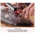 thumbnail image 5 of Stainless Steel Fish Scaler 1PC Professional Fish Descaler Tool Food-Grade Removes Scales Gills Ergonomic Grip Kitchen Prep(Sliver), 5 of 5