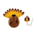 thumbnail image 6 of 7 Inch Thanksgiving Desk Goose Outfit, Fall Turkey Desk Goose, Fall Decoration for Mini Statues Office and Home, Cute Desktop Accessories Shelf Display, Autumn Party Supplies, 6 of 8