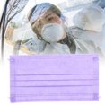 thumbnail image 1 of 50 máscaras desechables de 3 capas para exteriorescubierta protectora para la boca (púrpura) Ndcxsfigh Cuidado Belleza, 1 of 5