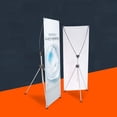 thumbnail image 2 of X Banner Stand 31 ½"*72" Perfect for Restaurant and Store Display with Portable Travel Bag (31 ½"*72"), 2 of 6