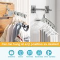 thumbnail image 6 of Folding Clothes Rack with 5 Holes 6 Packs- Travel Portable Clothes Hanger, Laundry Drying Rack, Saving Space Collapsible Laundry Rack for Indoor Outdoor, 6 of 7