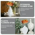 thumbnail image 3 of ELAYARD 10Ud De Flor Artificial En PVC Para Arreglos Decorativos Color Plata, 3 of 8