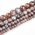 thumbnail image 2 of 20strands Baking Painted Glass Beads Strands Drawbench style Round Chocolate 7.5~8mm Hole: 1.2mm about 102~119pcs/strand 29.53~34.25 inch(75~87cm), 2 of 5