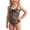 Brown, variant on Girl Swimsuits Summer Toddler Girls Leopard Prints 1 Piece Swimwear Beach Swimsuit Bikini