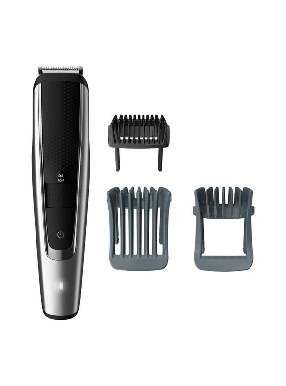 Philips Norelco Beard Trimmer and Hair Clipper Series 5500, Electric, Cordless, One Pass Beard Trimmer and Hair Clipper with Washable Feature For Easy Clean - No Blade Oil Needed - BT5511/49