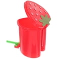 thumbnail image 4 of Parrot Trash Can Intelligence Develop Plastic Birds Supplies Parrot Plaything Mini Strawberry Trash Can, 4 of 6