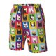 thumbnail image 4 of Balery Colorful Bulldog Traje de Baño Estilo Hawaiano para Hombre, Shorts de Secado Rápido con Bolsillos-Small, 4 of 6