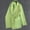 *Green, variant on Women's Double Breasted Blazer, Casual Long Sleeve Open Front Suit Jacket, Solid Color Office Coat Green,Womens Plus XXXL
