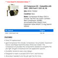 thumbnail image 2 of A/C Compressor Kit - Compatible with 2002 - 2003 Ford F-150 5.4L V8, 2 of 2