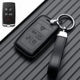 thumbnail image 3 of Car Key Fob Cover Case Protector Real Leather Car Key Case Cover For Land Rover Range Rover For Jaguar E-Pace XJ, 3 of 9