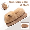 thumbnail image 4 of Drecage Toddler Kids Cute Capybara Slippers Boys Girls Winter Warm Fuzzy Bedroom House Shoes, 4 of 5