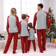 thumbnail image 6 of Onlypjs Family Christmas Pajamas Matching Sets – Plaid Long Sleeve Holiday Sleepwear for Women, Men, Couples, 6 of 7