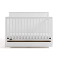 thumbnail image 4 of Graco Sasha 5-in-1 Convertible Baby Crib with Drawer, White, 4 of 13