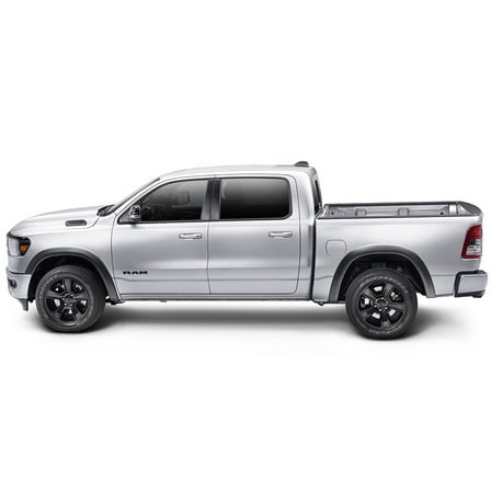 Bushwacker 50928-02 Black OE-Style Smooth Finish 4-Piece Fender Flare Set for 2019-2021 Ram 1500 (Excludes Rebel Models)