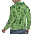 thumbnail image 3 of Hoodies for Men - green Cactus Pattern Long Sleeve Comfrt Men'S Fashion Hoodies & Sweatshirts, Sweatshirts for Men Hoodies Pullover Clothing Clothes with Pouch, 3 of 7