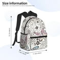 thumbnail image 4 of Fotbe Vintage Butterflies Lightweight Casual Laptop Backpack for Men and Women, Daily use Waterproof backpack, Backpack for College, 4 of 8
