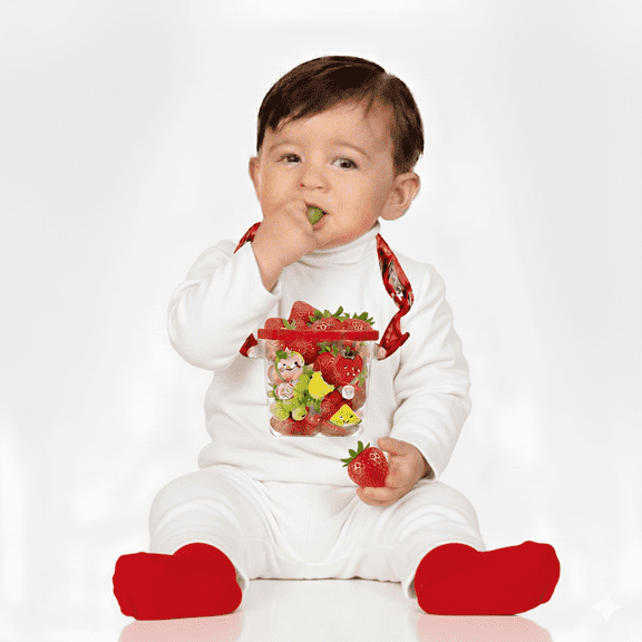 Bahemy Red Attachable Travel Snack Container, Trick Or Treat