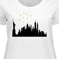 thumbnail image 4 of Inktastic New York Skyline Women's Plus Size T-Shirt, 4 of 5