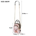 thumbnail image 2 of FORMRS Crossbody Bag for Women Quilted Travel Shoulder Cell Phone Purse with Chain Strap Handbag, Pink Halloween Ghosts, 2 of 7