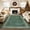 Green, variant on Washable Runner Rug 2x6 for Hallway Scalloped Kitchen Rugs, Non Skid Stain-Resistant Solid Bordered Rug Soft Scalloped Carpet Runners for Entryway Bathroom Laundry Room Bedside (Blue,2x6ft)