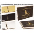 thumbnail image 7 of Darling Souvenir Personalized Engraved Laser Cut Wedding Guest Book Wooden Cover Sign-in Book Registry Guestbook Scrapbook-WX, 7 of 7