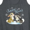 thumbnail image 3 of Disney Bambi - Christmas - Snowy Bunny Kisses - Women's Racerback Tank Top, 3 of 5
