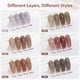 thumbnail image 5 of Set de esmaltes de uñas GAOY Jelly Nude, 6 colores, 7,3 ml, UV Light Cure, 5 of 6