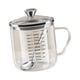 thumbnail image 2 of Taza medidora de vidrio de borosilicato resistente al calor con escala y asa 550ml, 2 of 9