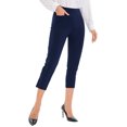 thumbnail image 2 of Women's Petite/Regular/TallCropped Yoga Dress Pants Capris Stretchy Work Ankle Pant, 2 of 6
