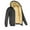 H-GY1, variant on Male Autumn and Winter Tall Chore Coat Warm Jacket Fashion Casual Winter Coat Soild Color Long Sleeve Heavy Winter Leather Coats for Men Pocket Hooded Cotton Coat Warm Rain Jackets for Men Top