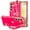 Hot Pink, variant on Samsung Galaxy S24 Plus 5G Case with Cute Love-Heart Plating Strap, Bling Silicone Camera Protection, Shockproof Bumper Case (6.7")