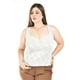 thumbnail image 4 of Blusa de punto escote corazon Roman Fashion /Tallas Extras, 41912 (Beige) beige 38, 4 of 6