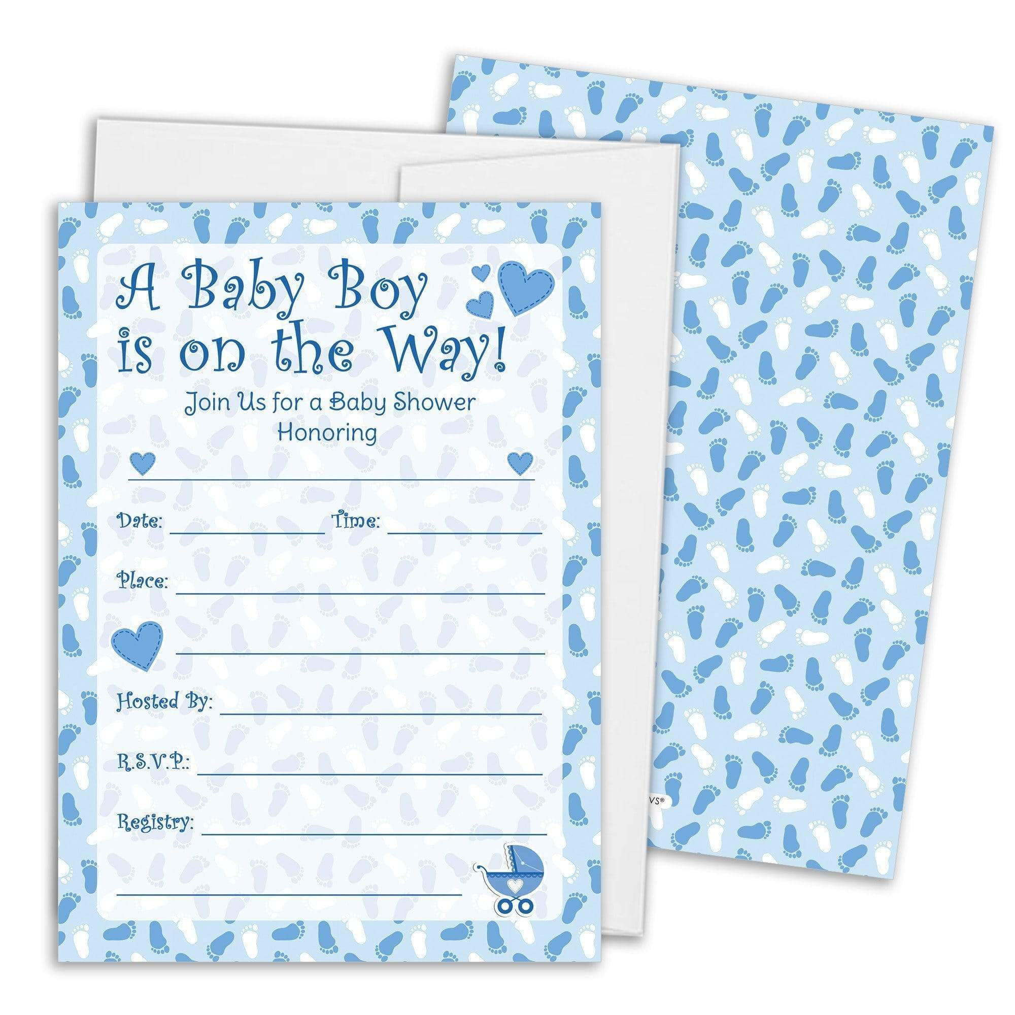 baby shower invitations boy walmart
