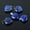 Blue Sandstone, variant on 5PCS Heart Shape 16mm 20mm 25mm Natural Stone Dangle Drop Pendants DIY Jewelry-Citrine-16mm