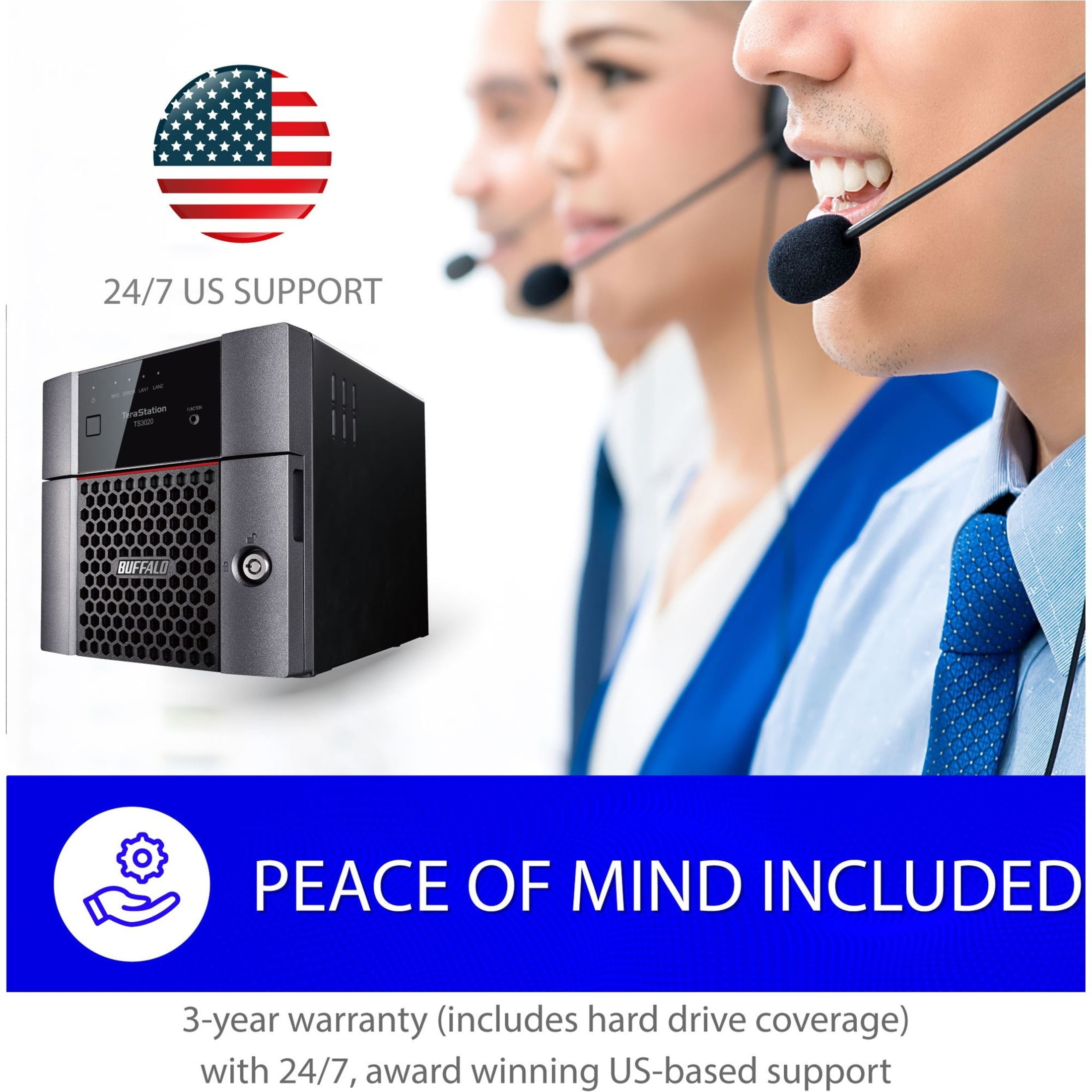 Buffalo TeraStation 3020, Annapurna Labs Alpine AL-214, 1GB RAM
