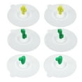 thumbnail image 1 of 6PCS Round Leak-Proof Silicone Cup Lids Dustproof Cartoon Cactus Suction Sealed Mug Covers (Random Pattern), 1 of 9